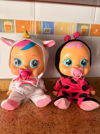 Bebés Llorones Originales (Unicornio y Mariquita)