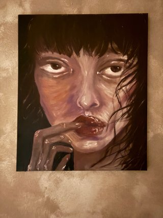 Cuadro abstracto mujer “La femme”