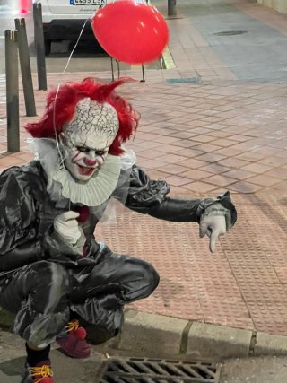 Disfraz IT payaso terror