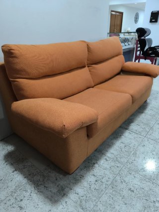 Sofá Cama Naranja Tela
