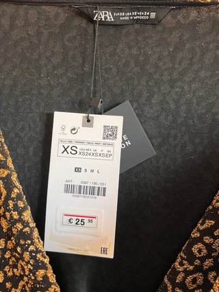 Vestido Zara XS