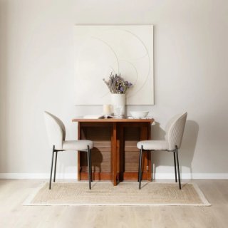 Mesa comedor plegable madera