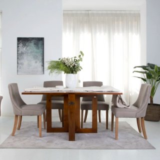 Mesa comedor plegable madera