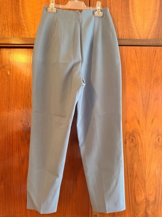 Pantalón de Pinzas Azul Cielo Zara - Talla S