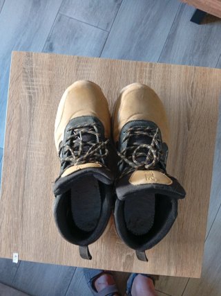 Botas de montaña Fila beige y negras