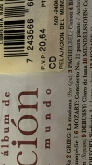 OPOR .4 SIN ESTRENAR.9€ Bonita Música.