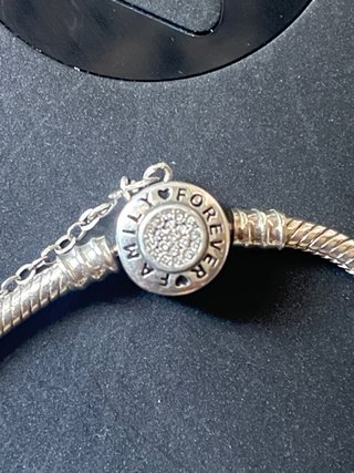 Conjunto Pandora Plata Corazón y Pulsera
