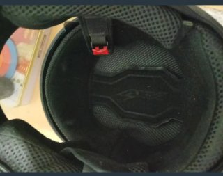 Casco de moto integral negro rasputin