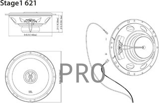 Juego de altavoces - Stage1 621 - JBL