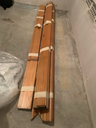 Puertas de madera con cristal
