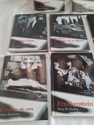 Colección 11 Libros obras de terror y misterio.
