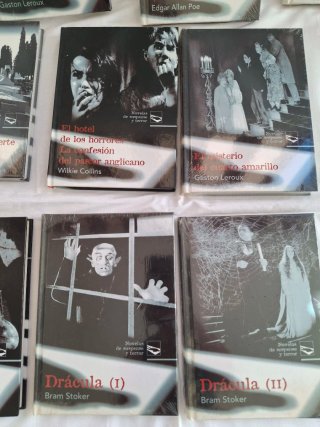 Colección 11 Libros obras de terror y misterio.