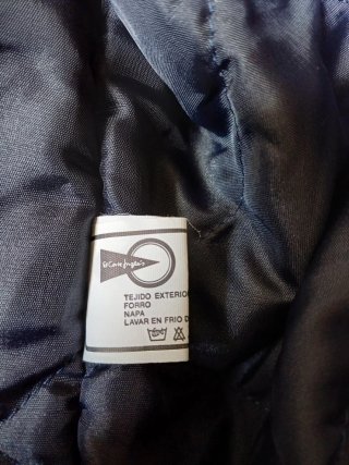 Cazadora de trabajo azul hombre