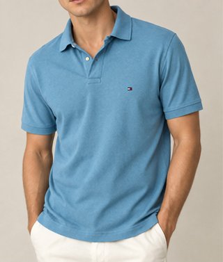 Polo Tommy Hilfiger Azul Talla L