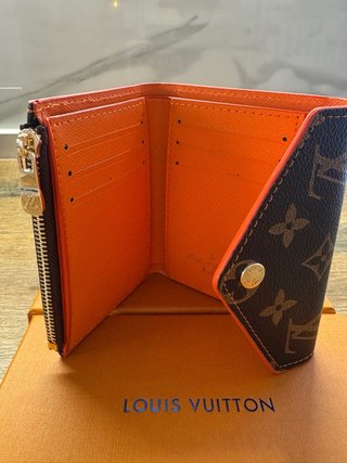 Monedero Tarjetero Louis Vuitton Marrón