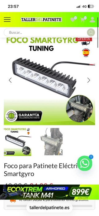 Patinete SmartGyro Rockway Evo