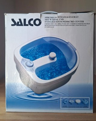 Hidromasajeador de pies Salco con calor NUEVO