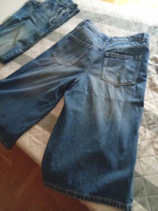 Pantalones vaqueros anchos azules