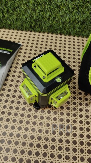 Nivel Laser Autonivelante 360 Grados, Nivel Láser Verde 16 Líneas