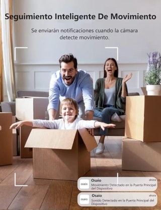 GNCC Cámaras Vigilancia Interior WiFi 2K (Pack 4)