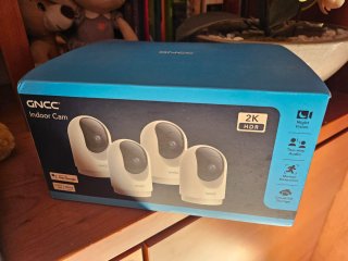 GNCC Cámaras Vigilancia Interior WiFi 2K (Pack 4)