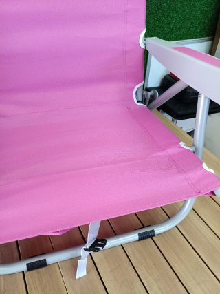 Costway Silla de playa plegable con bolsillo