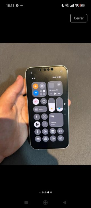 iPhone 13 128GB 75% batería