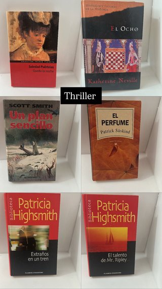 LIBROS THRILLER 2€ CADA UNO