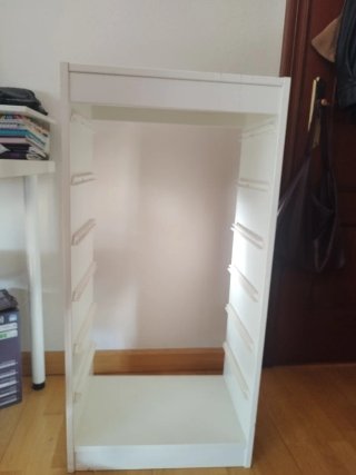 Estructura Estantería Cajas/Baldas Blanca