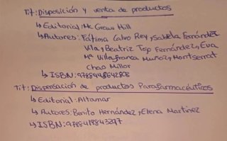 7 Libros de FP, Farmacia y Parafarmacia
