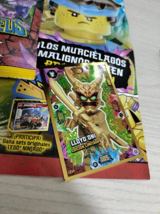 Revista LEGO Ninjago Vangelis + Carta Edición Limi