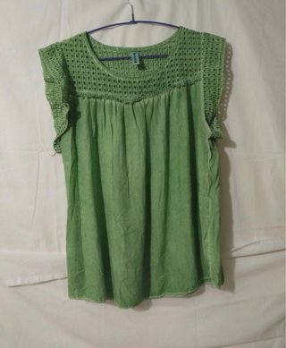 Blusa New Collection Talla S Verde