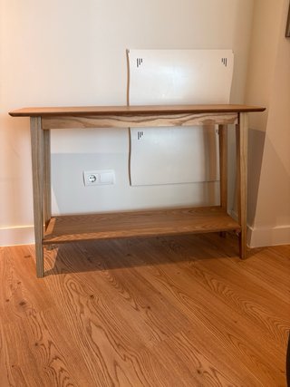 Consola de madera Maisons du Monde.