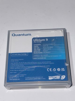 Quantum Ultrium 9 LTO9 18/45 TB  Cartucho datos