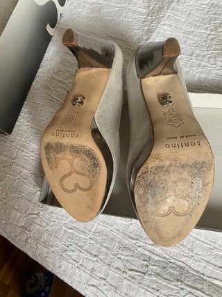 Zapatos de fiesta Santino plateados