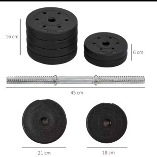 Mancuernas Homcom 30 kg
