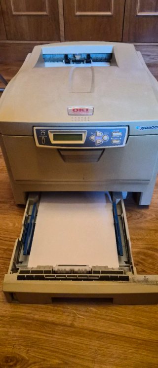 Impresora OKI C3200 Láser Beige/Gris