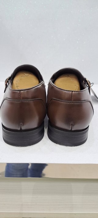 Scarpe uomo similpelle doppia fibbia 44