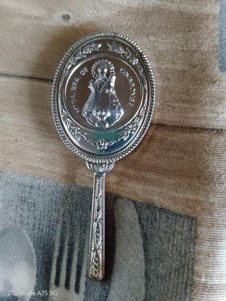Espejo de mano antiguo