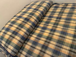 2 edredones de tela Para cama de 90