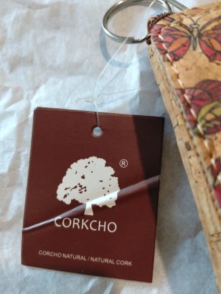 Lote Cartera y Monedero Corcho Natural Nuevos