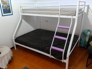 Litera 3 plazas 90/140 con 2 colchones