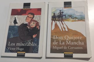 ⚡ Pack 2 Libros Anaya ESO Quijote y Los Miserables