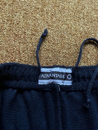 pantaloni in pile neri