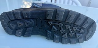 Botas de agua y nieve azul/gris