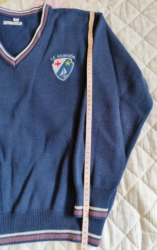 Jersey azul La Asunción talla 12