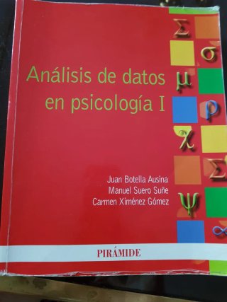 Análisis de datos en psicología I