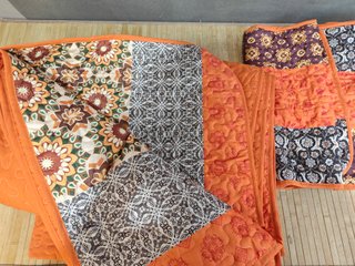 Wongs Bedding - Juego de edredón boho,