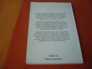 PSICOLOGIAS TRANSPERSONALES I ( CHARLES TART )