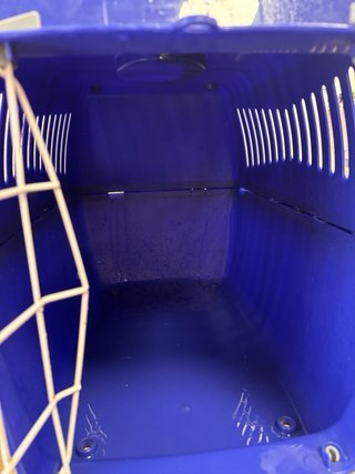 Transportín para mascotas azul